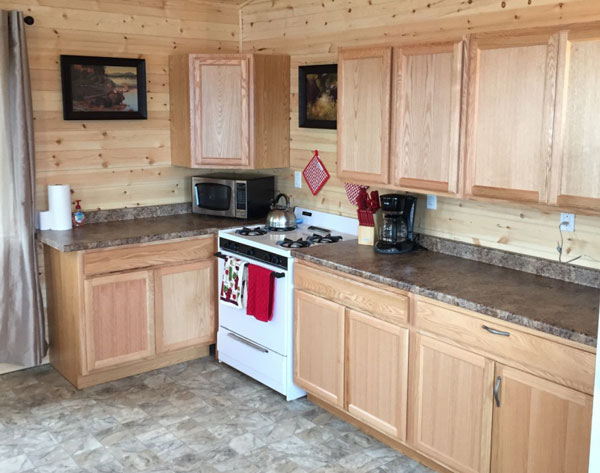 Stevens Lake Lodge Kitchen